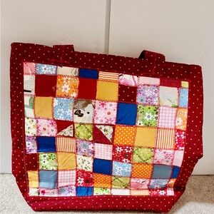 ITEM NO. 62: Patchwork Tote Bag - Multicolor